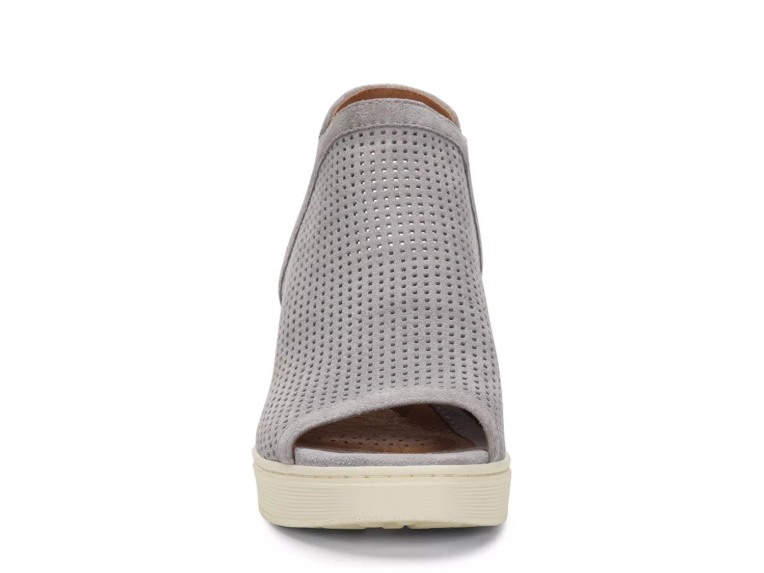 basima perforated wedge sandal