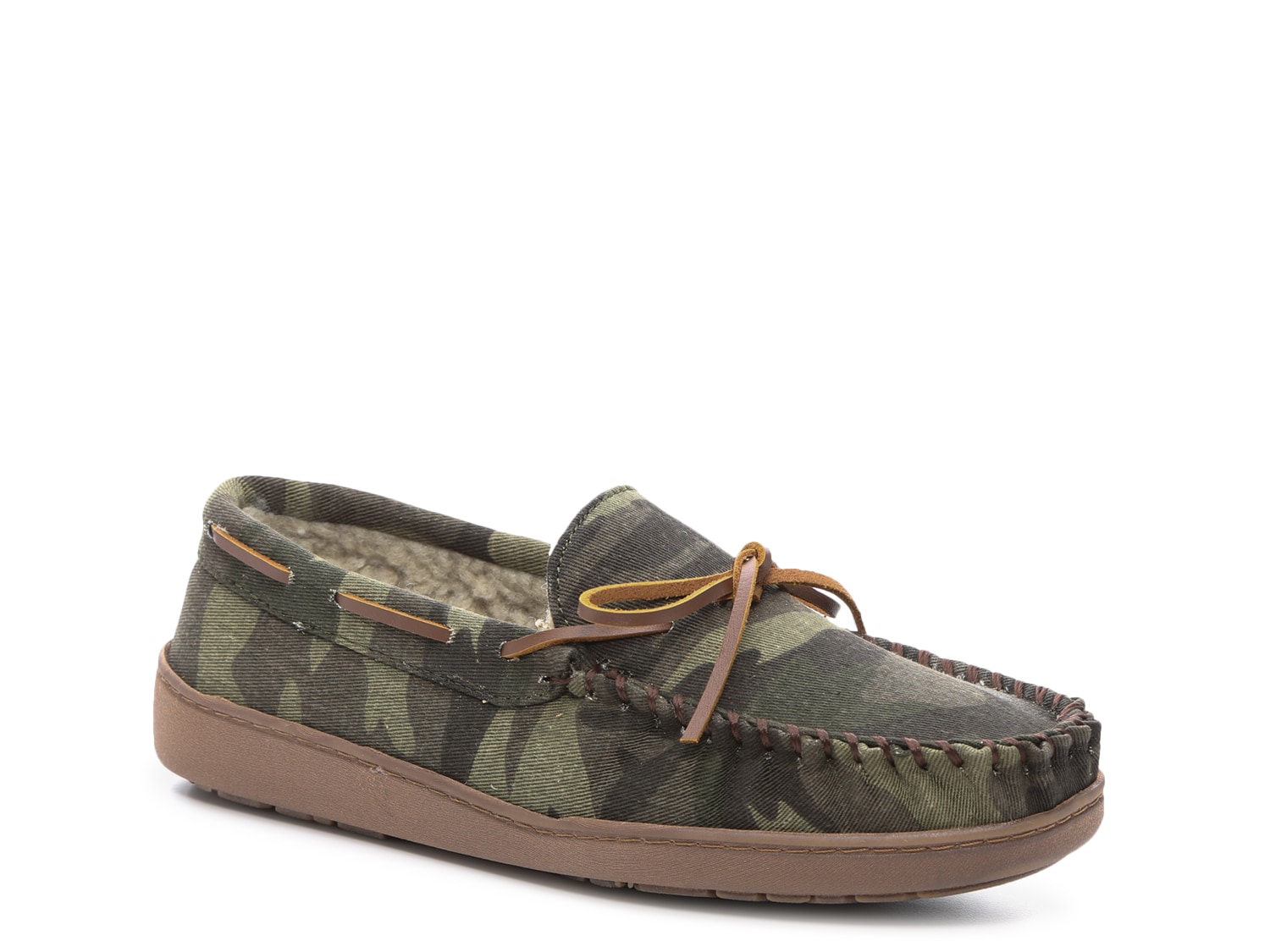 Minnetonka Traditional Trapper Moccasin Slipper - Free Shipping | DSW