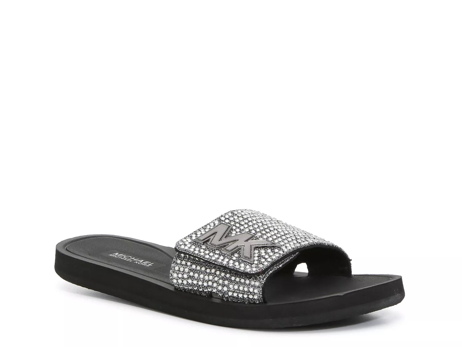 Michael kors rhinestone discount slides