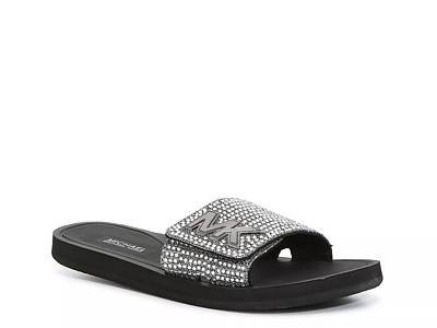 Michael kors store slides womens grey