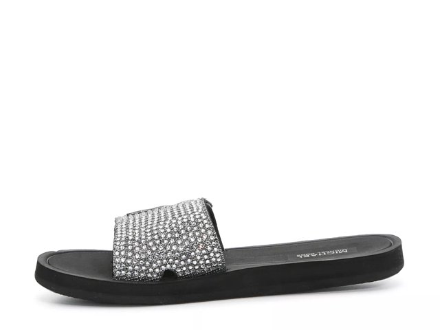 michael kors glitter flip flops