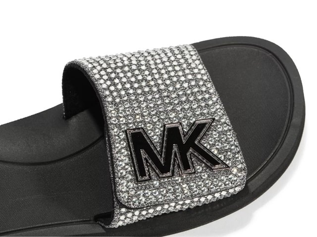 Michael Michael Kors MK Slide Sandal Women s Free Shipping DSW