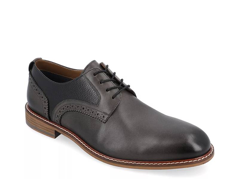 Mens dark grey dress shoes best sale