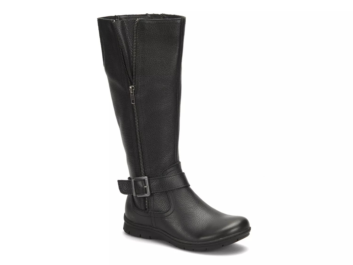 dsw leather boots