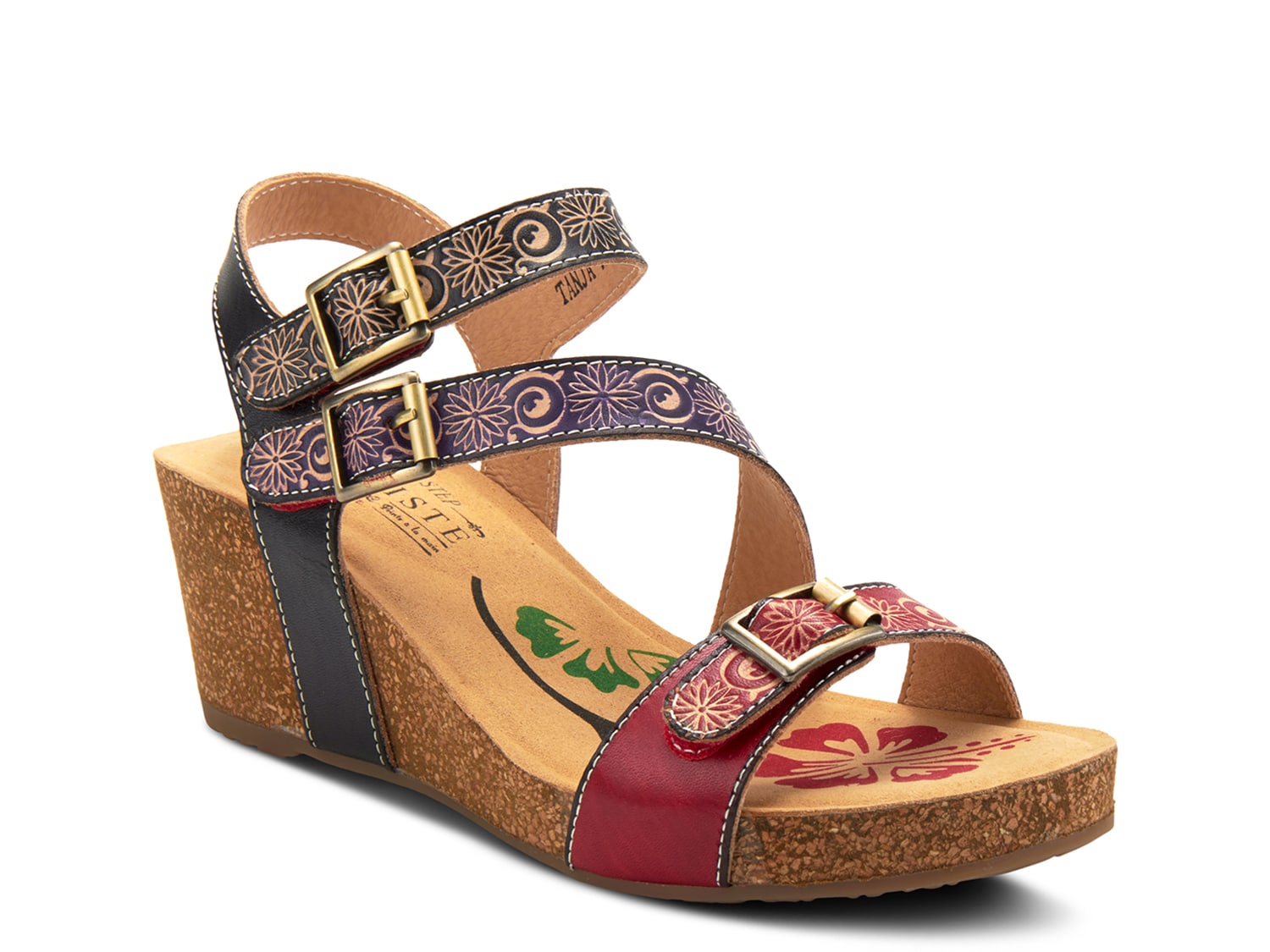 L'Artiste by Spring Step Tanja Wedge Sandal - Free Shipping | DSW