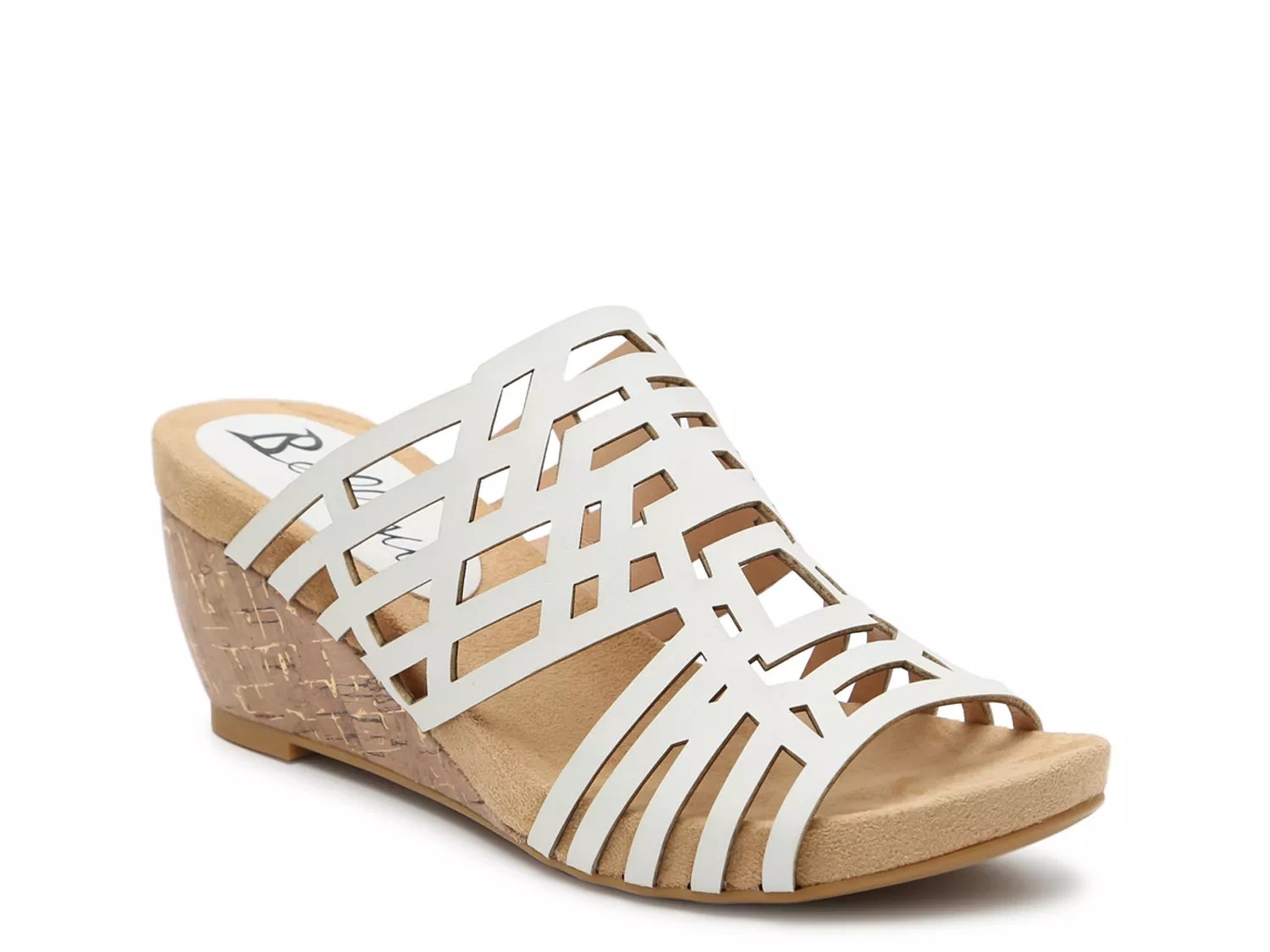 Bellini Pretty Wedge Sandal | Women's | White | Size 11 | Sandals