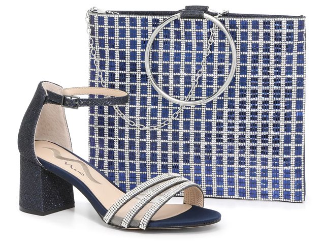 Navy sandals dsw top