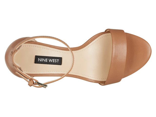 Nine West Pruce Ankle Strap Block Heel Sandals Nine West Pruce