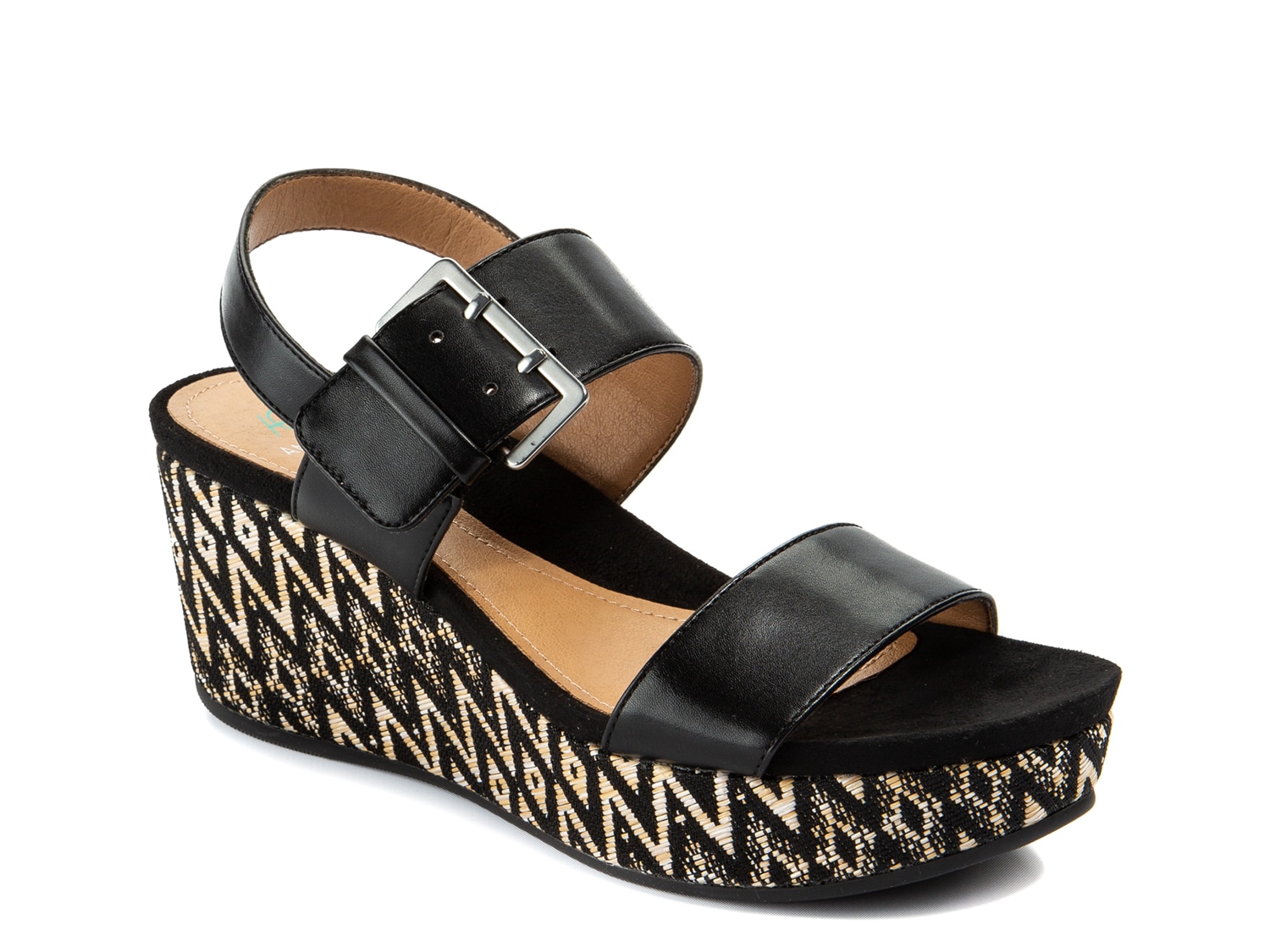 dsw black wedge shoes