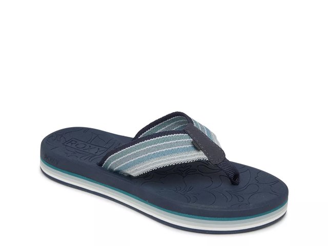 Roxy flip flops dsw sales