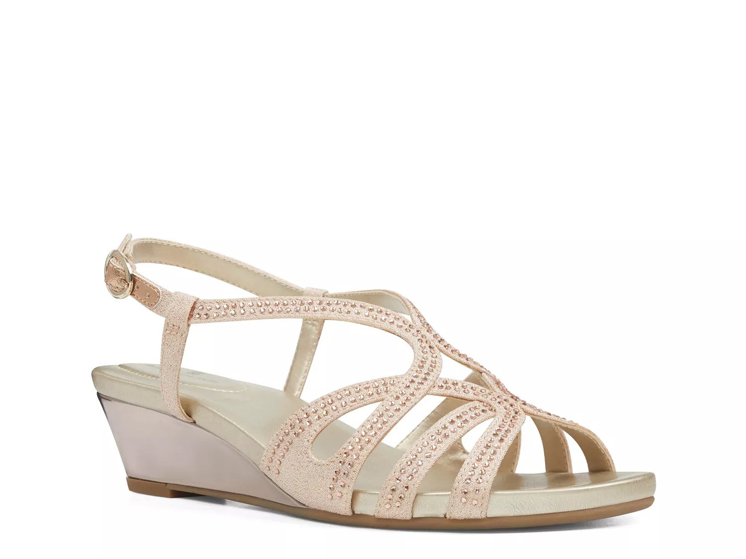 dsw rose gold sandals