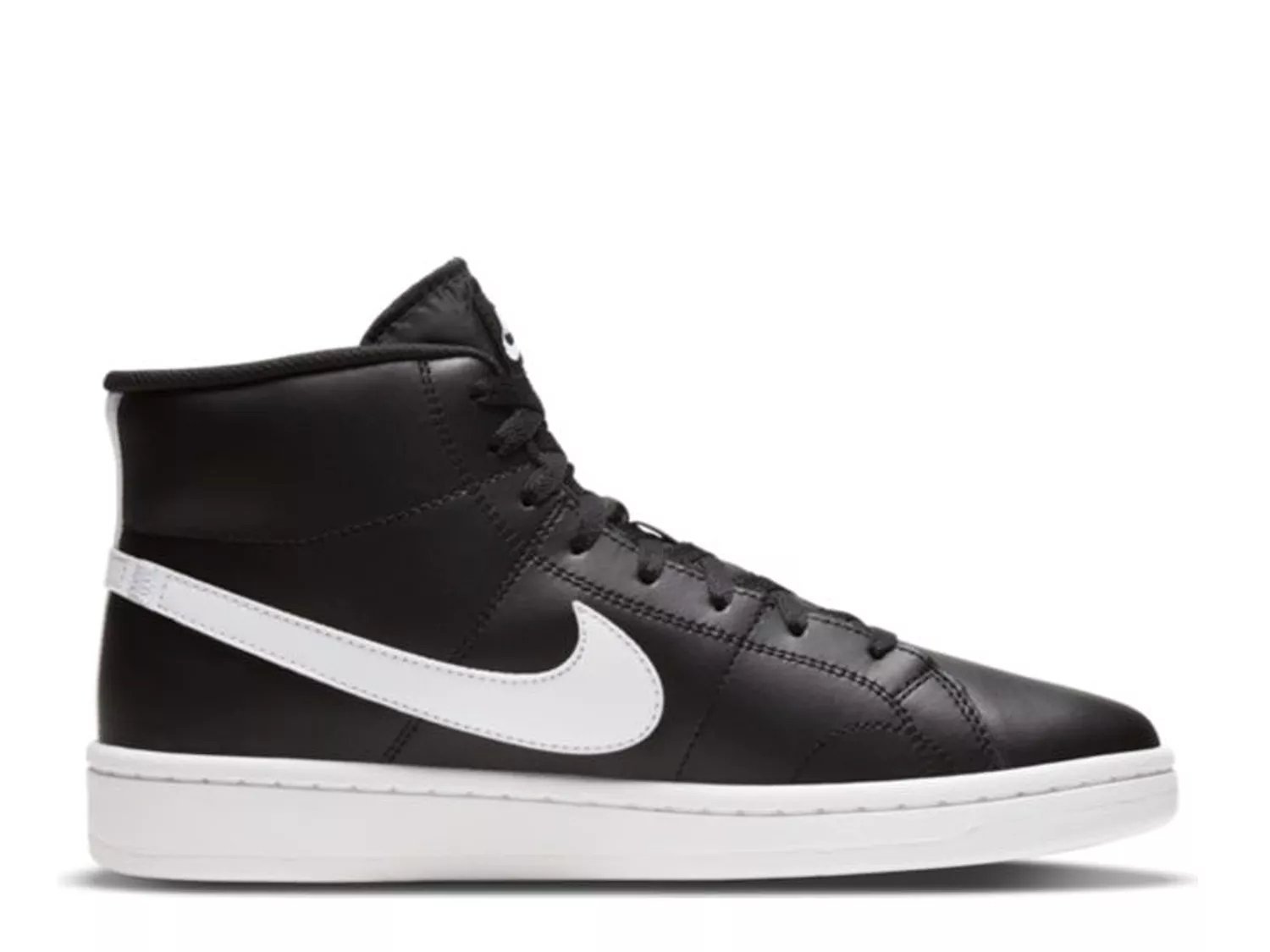 Nike Court Royale 2 Mid Sneakers in White and Black