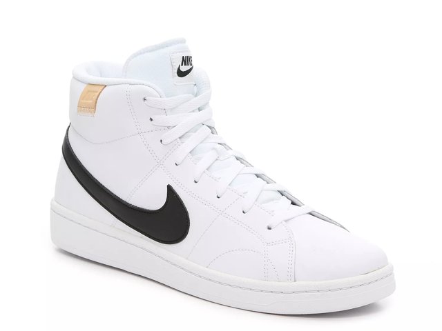 Nike Court Royale 2 Mid Men s Shoes Size 9 White Black