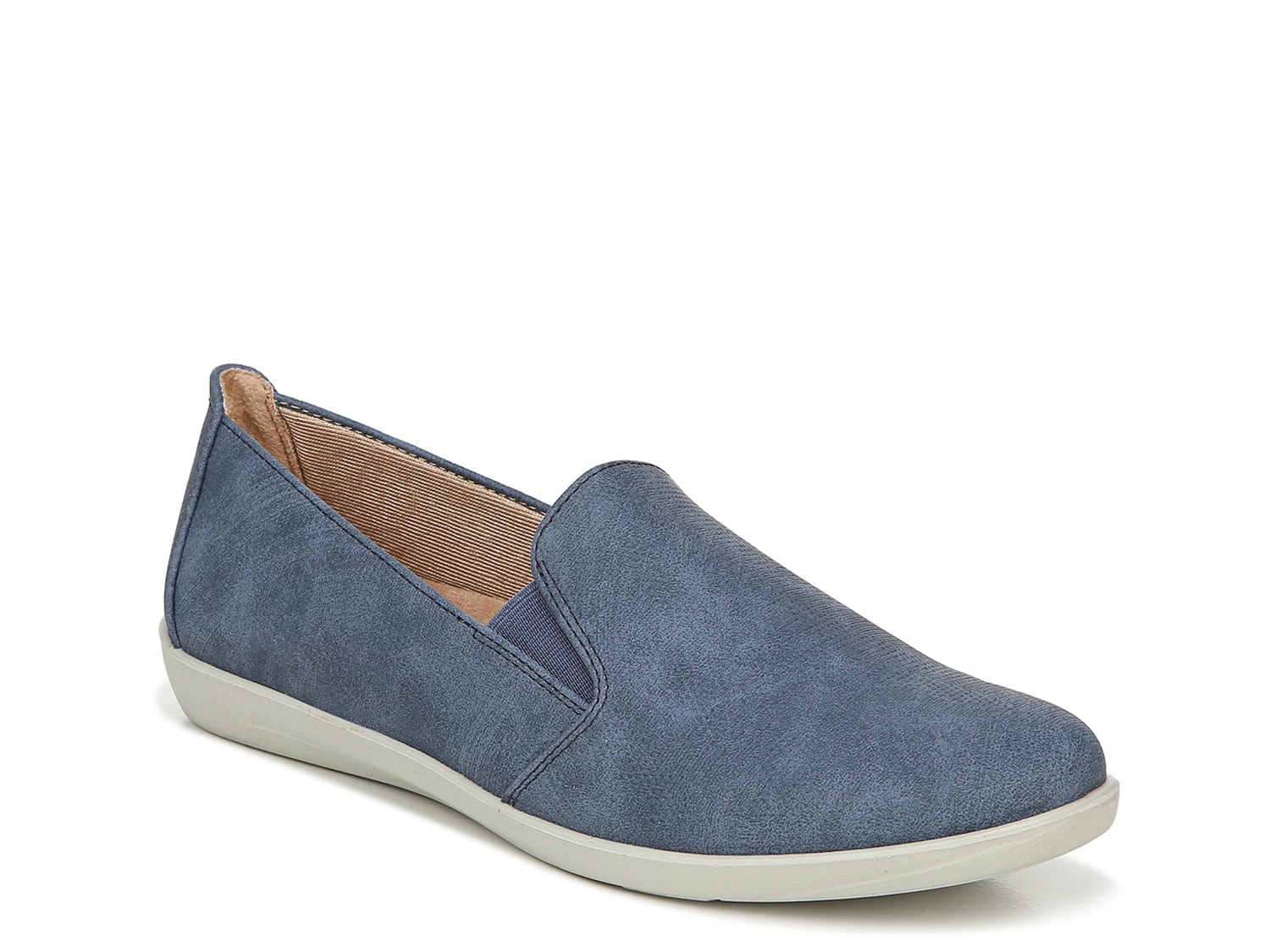 dsw blue loafers