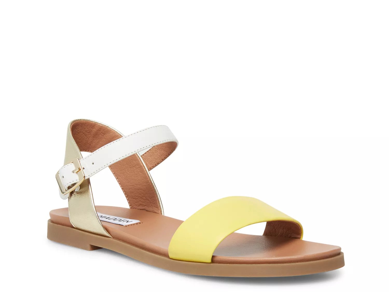 yellow steve madden sandals