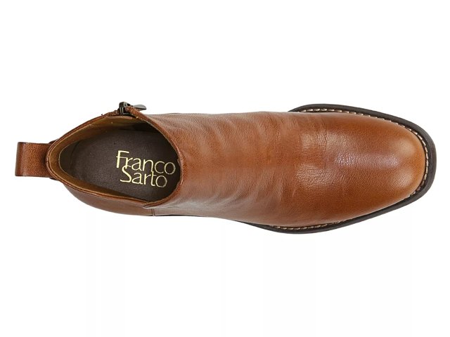 franco klora block heel bootie