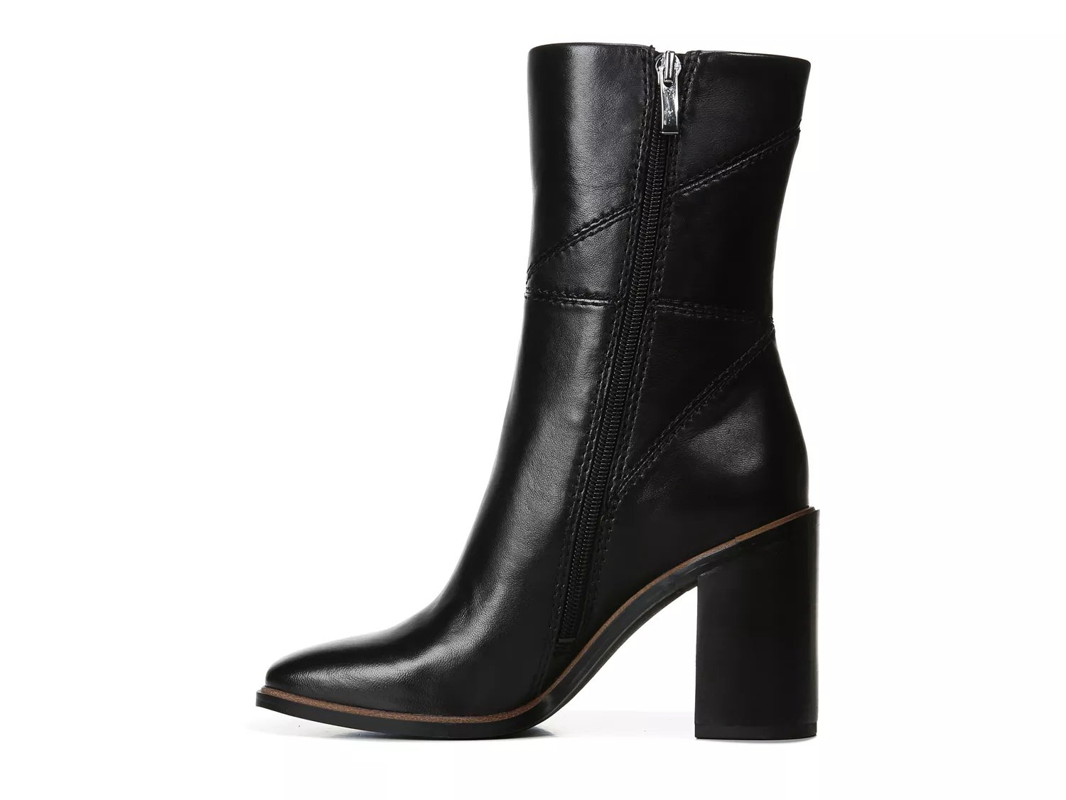 sarto steviena block heel boot