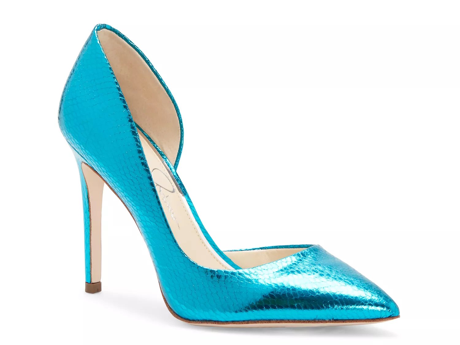 dsw blue heels