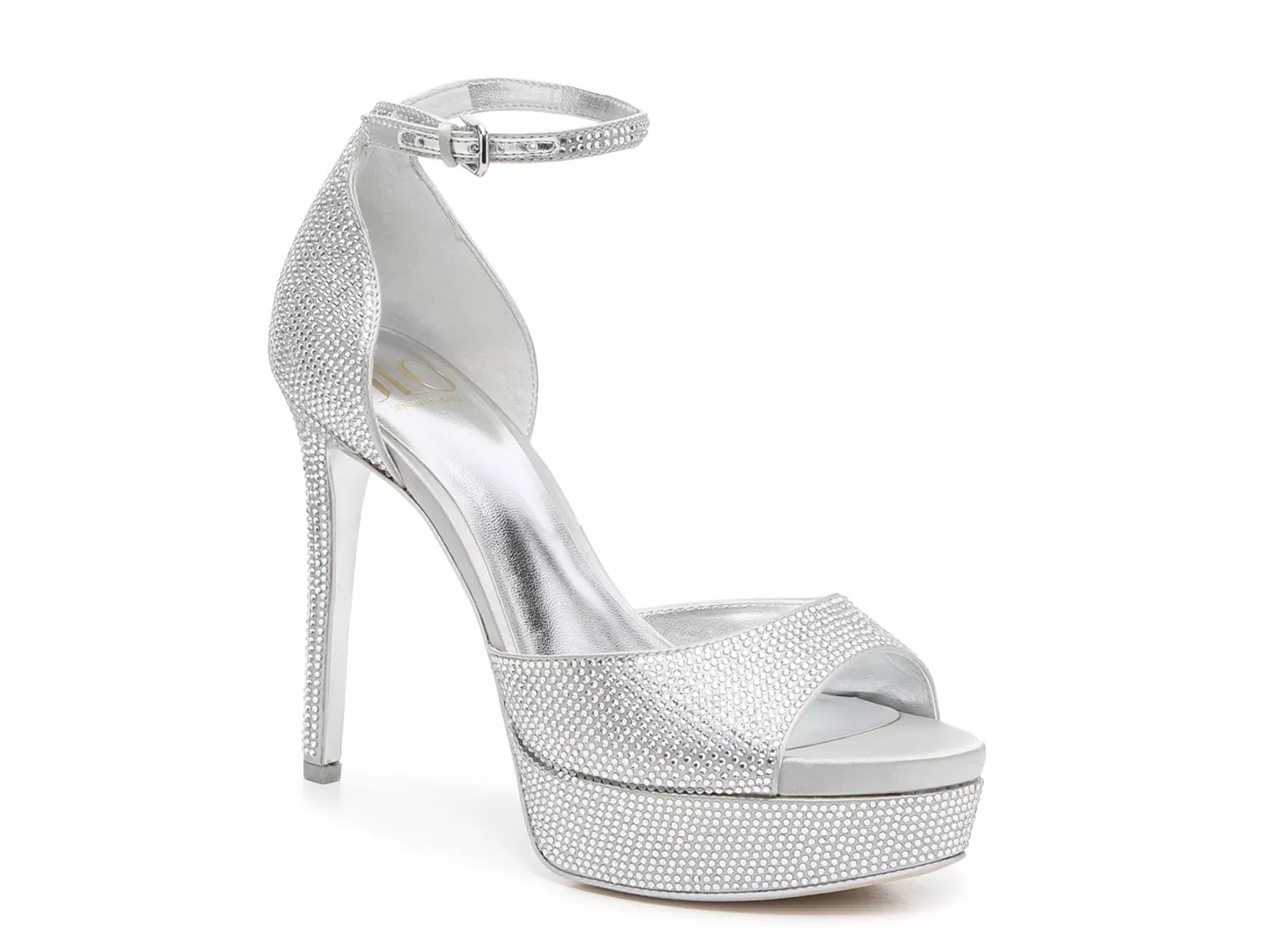 dsw womens silver heels