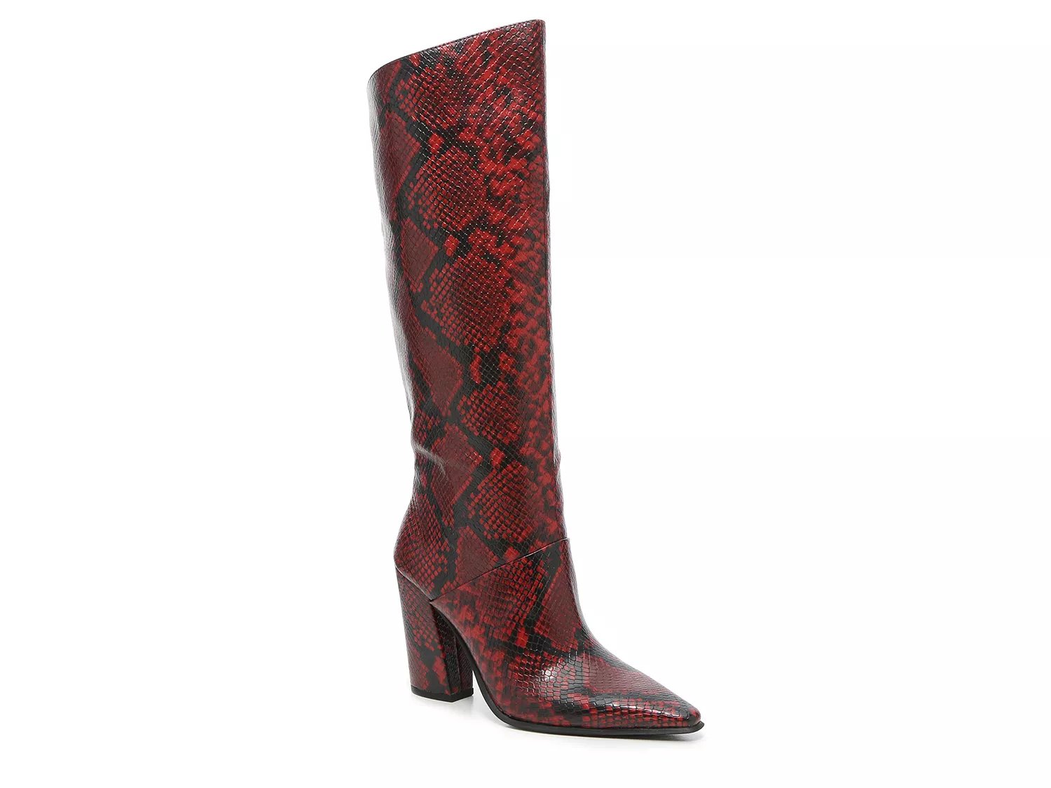 snake print booties dsw