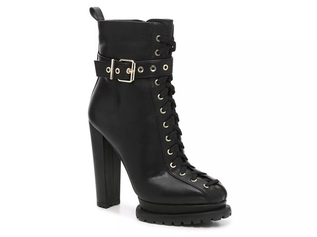 JLO JENNIFER LOPEZ Jahliah Platform Combat Boot