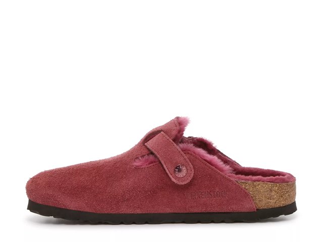 Birkenstock boston shearling burgundy outlet