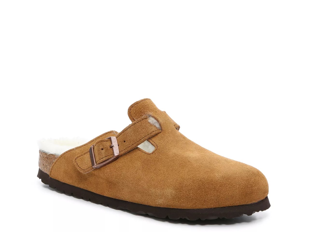 Woman s Clogs Birkenstock Boston Shearling Clog eBay