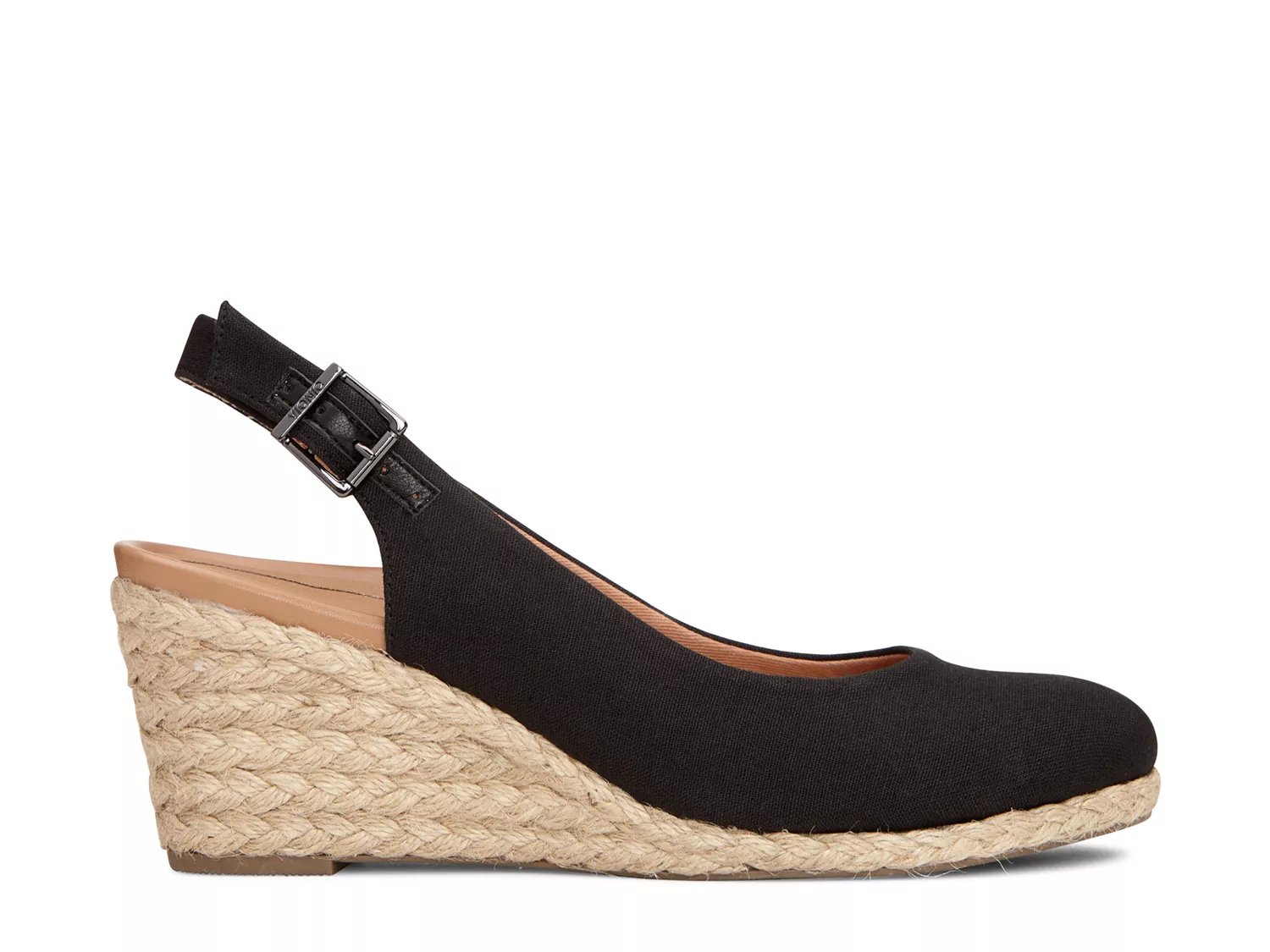 vionic clarisa raffia espadrille wedge