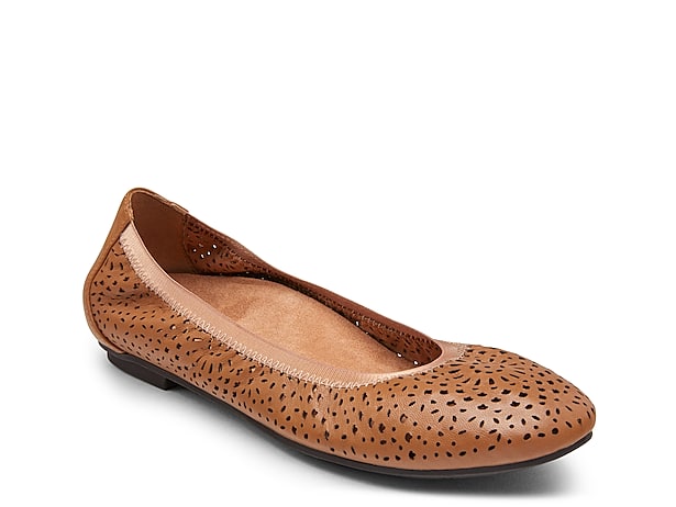 B,M Vionic Womens Juniper Brown Leather Slides Shoes 7 Medium BHFO 1662