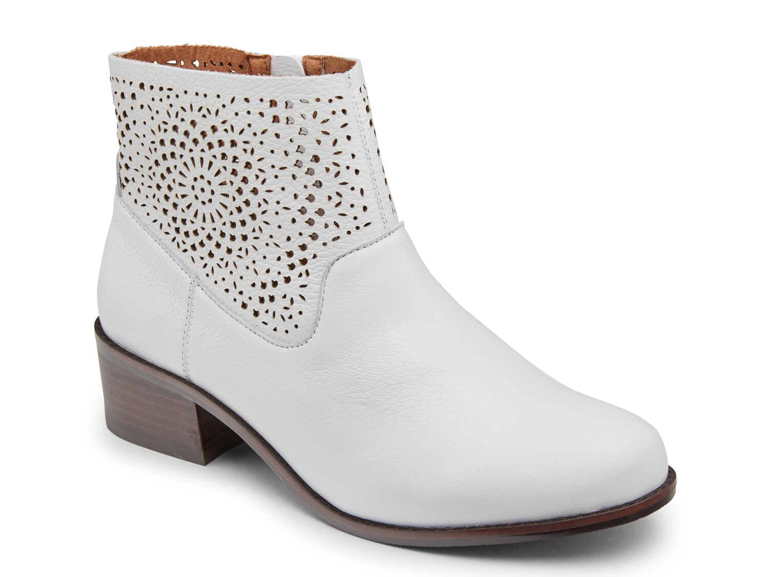 white booties dsw