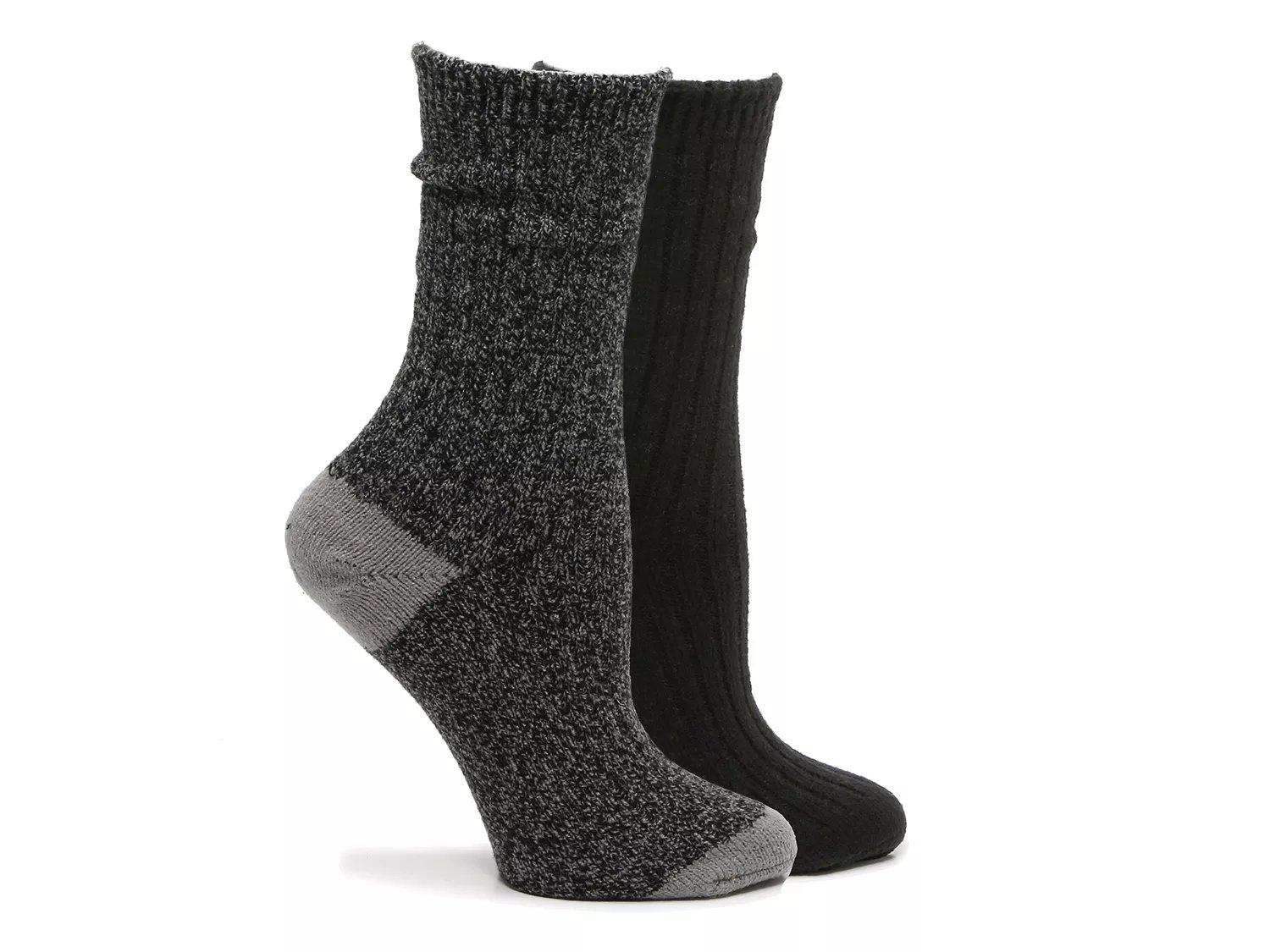 Kelly & Katie Soft Polytam Marled Women's Crew Socks 2 Pack Free