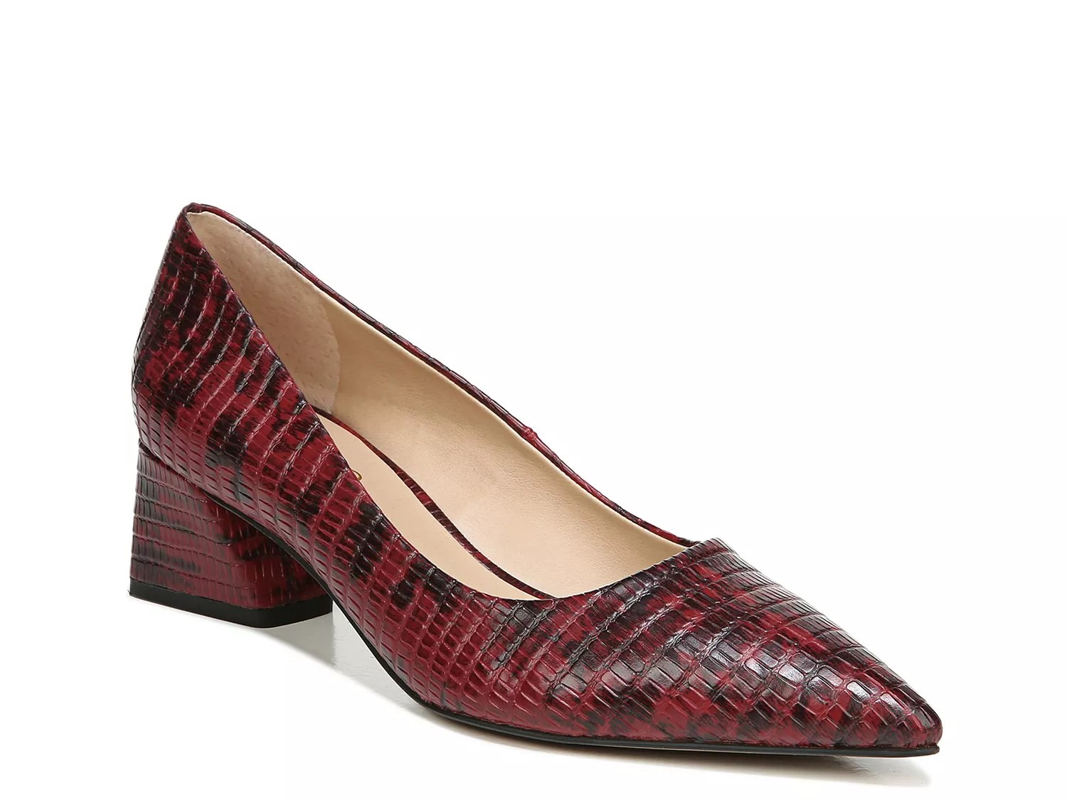 dsw snakeskin mules