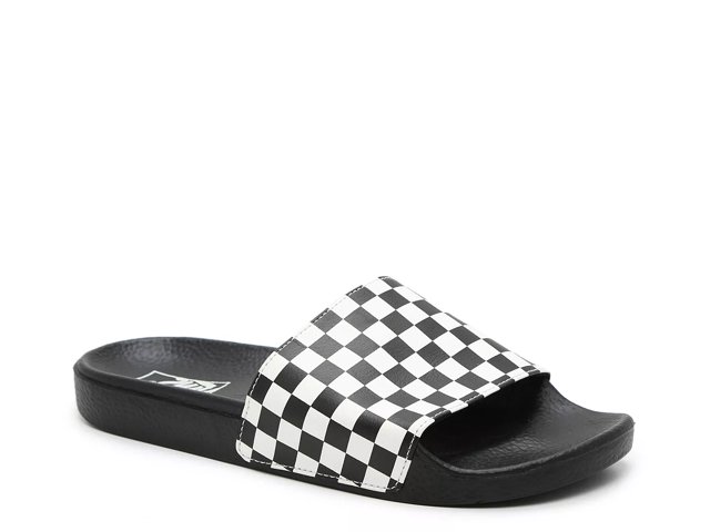 skrivebord Isolere Umulig Vans Checkerboard Slide Sandal - Men's - Free Shipping | DSW