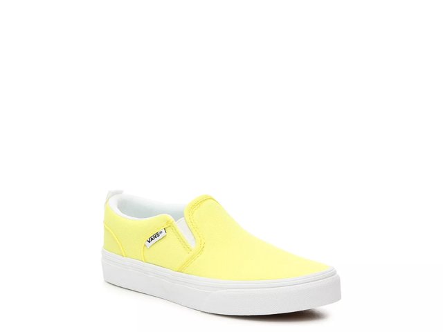 Vans Asher Slip On Sneaker Kids Free Shipping DSW