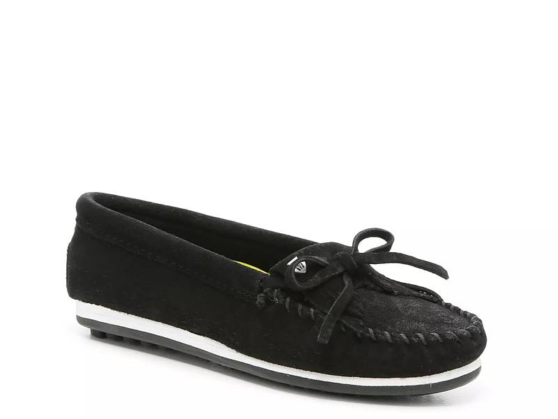 Minnetonka moccasins hot sale womens black