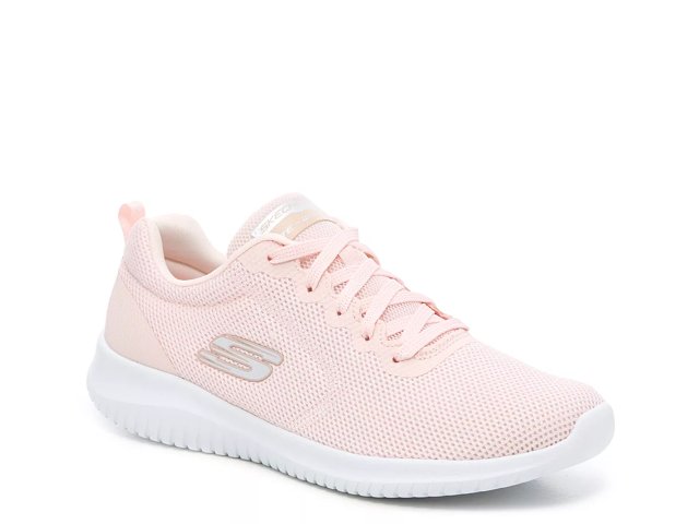 Skechers ultra flex light pink sales