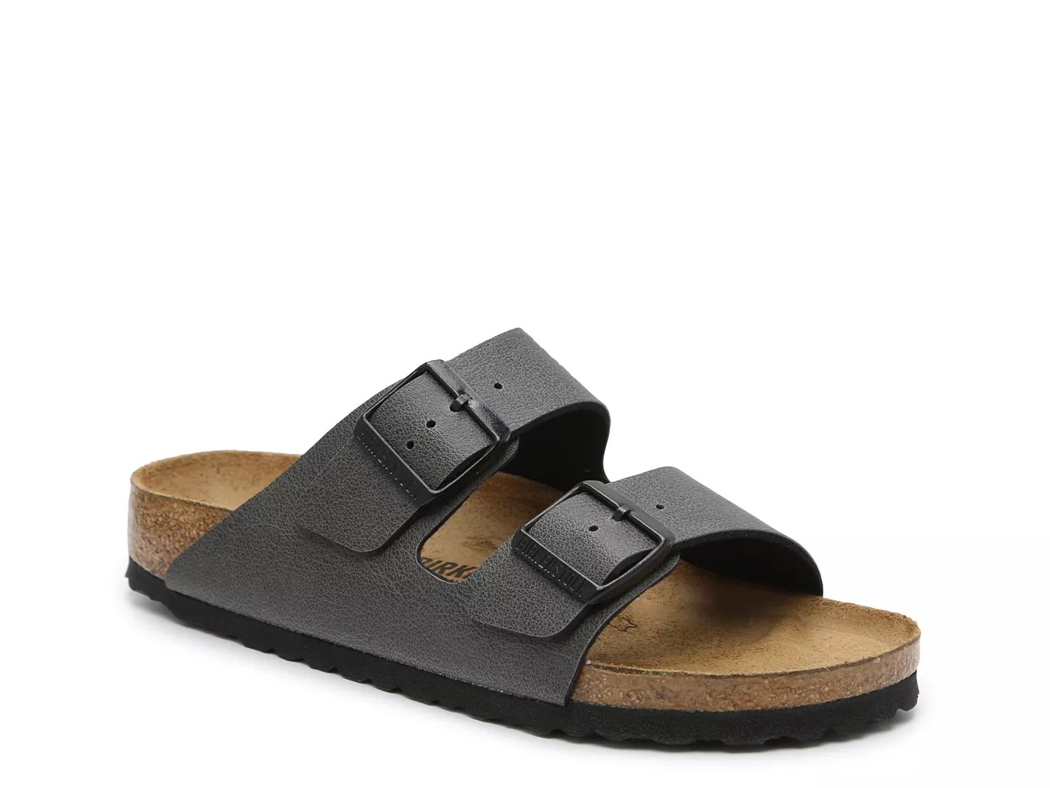 birkenstock arizona black flat sandals