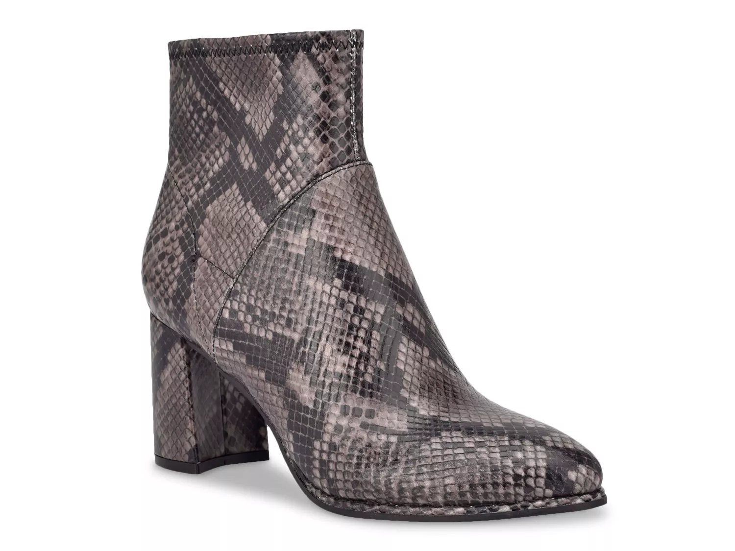 Snake print sale booties dsw