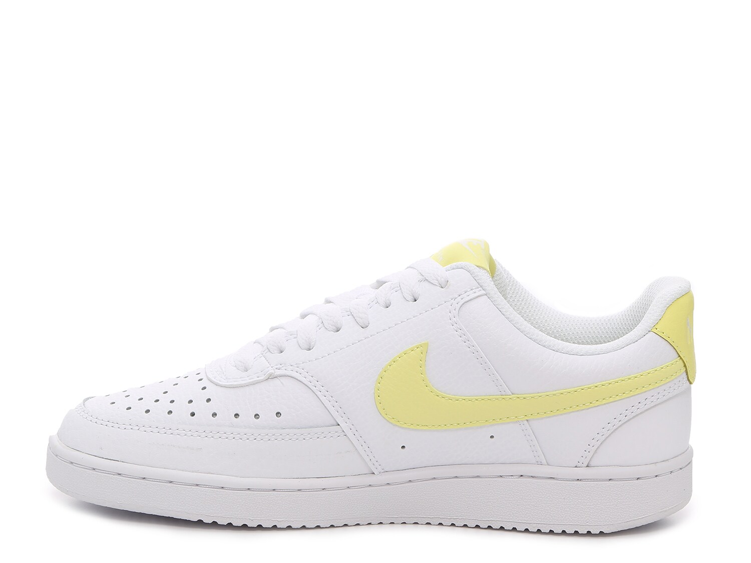 yellow nike court vision