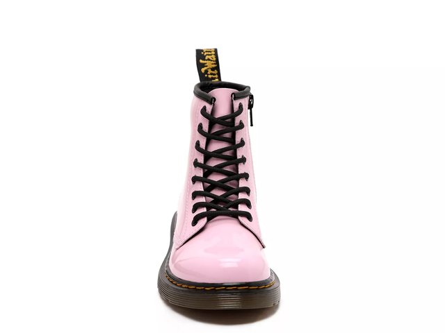 Pale Pink Dr.martens Girls Little-big Kid 1460 Combat Boot