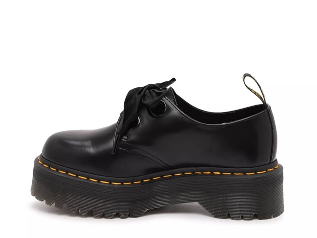 Dr. Martens Black Holly Oxford Shoes