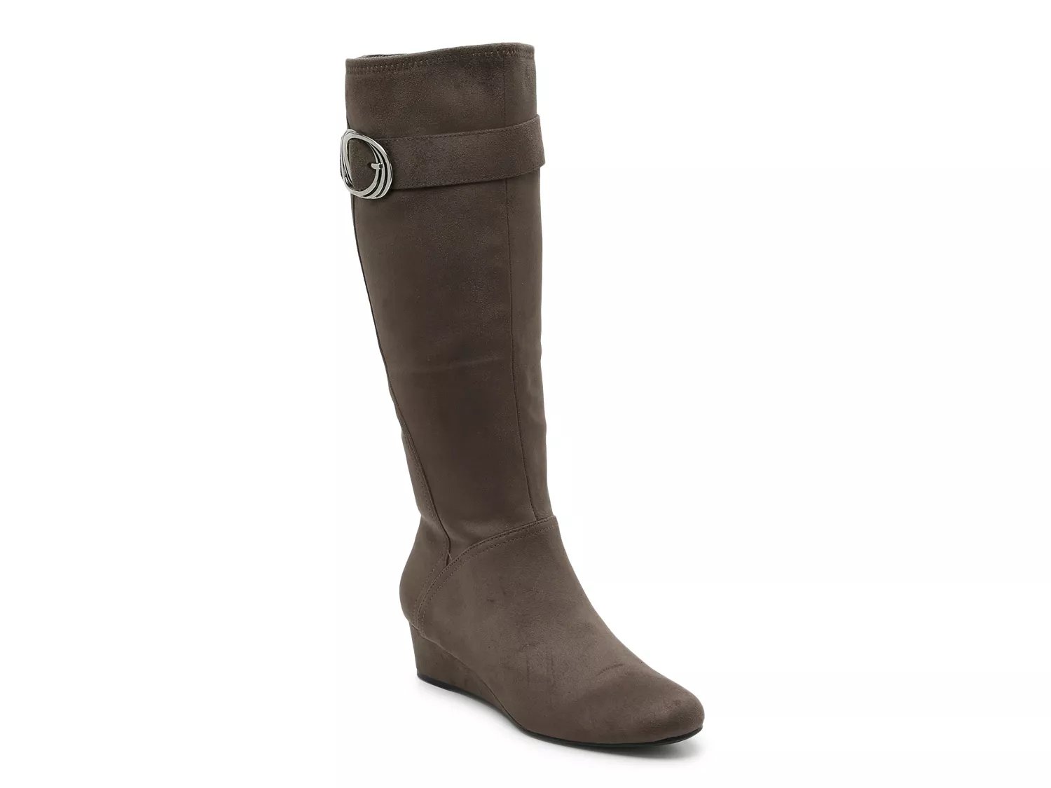 clarks wedge knee high boots