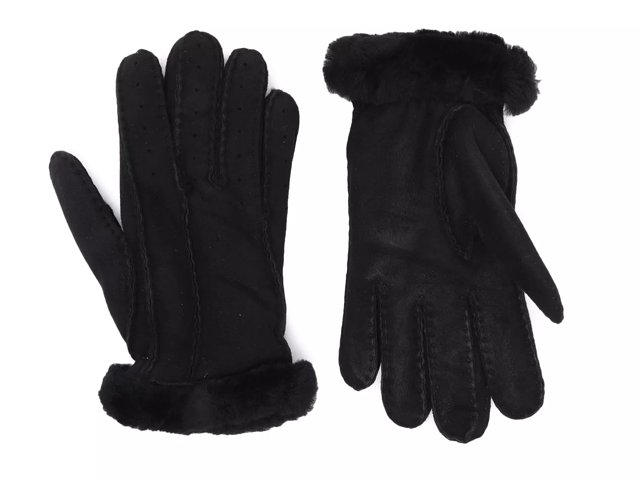 Ugg shearling gloves womens sales