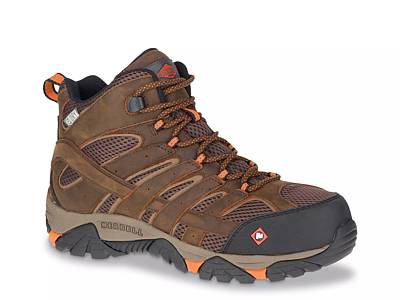 Merrell Moab Vertex Mid Work Boot - Free Shipping | DSW