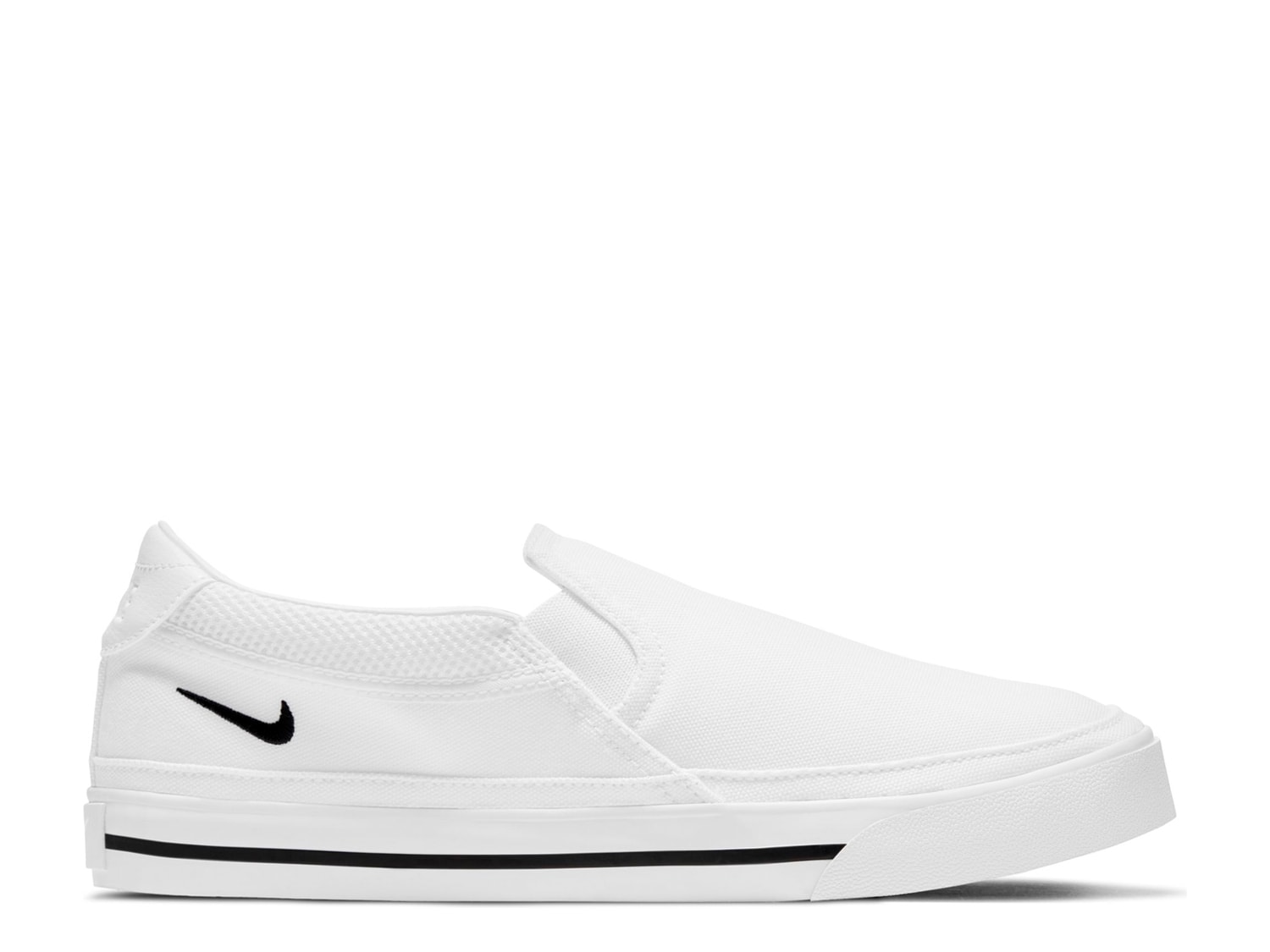 white slip on tennis shoes