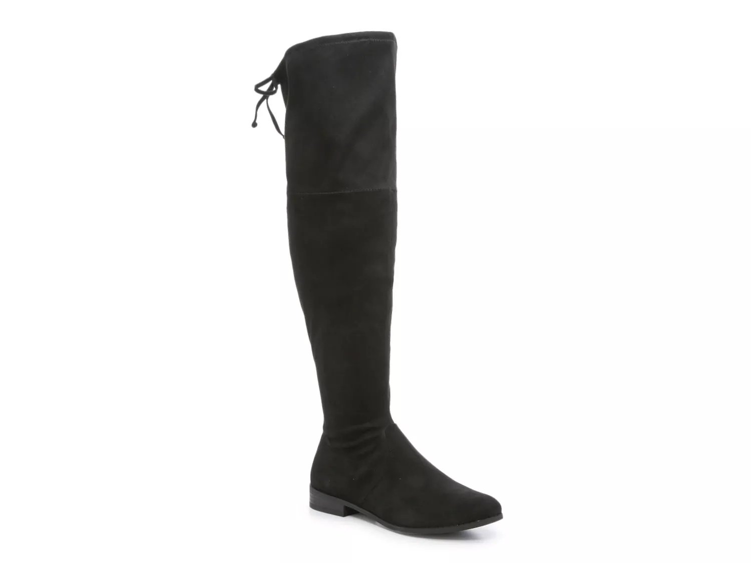 ladies flat knee boots