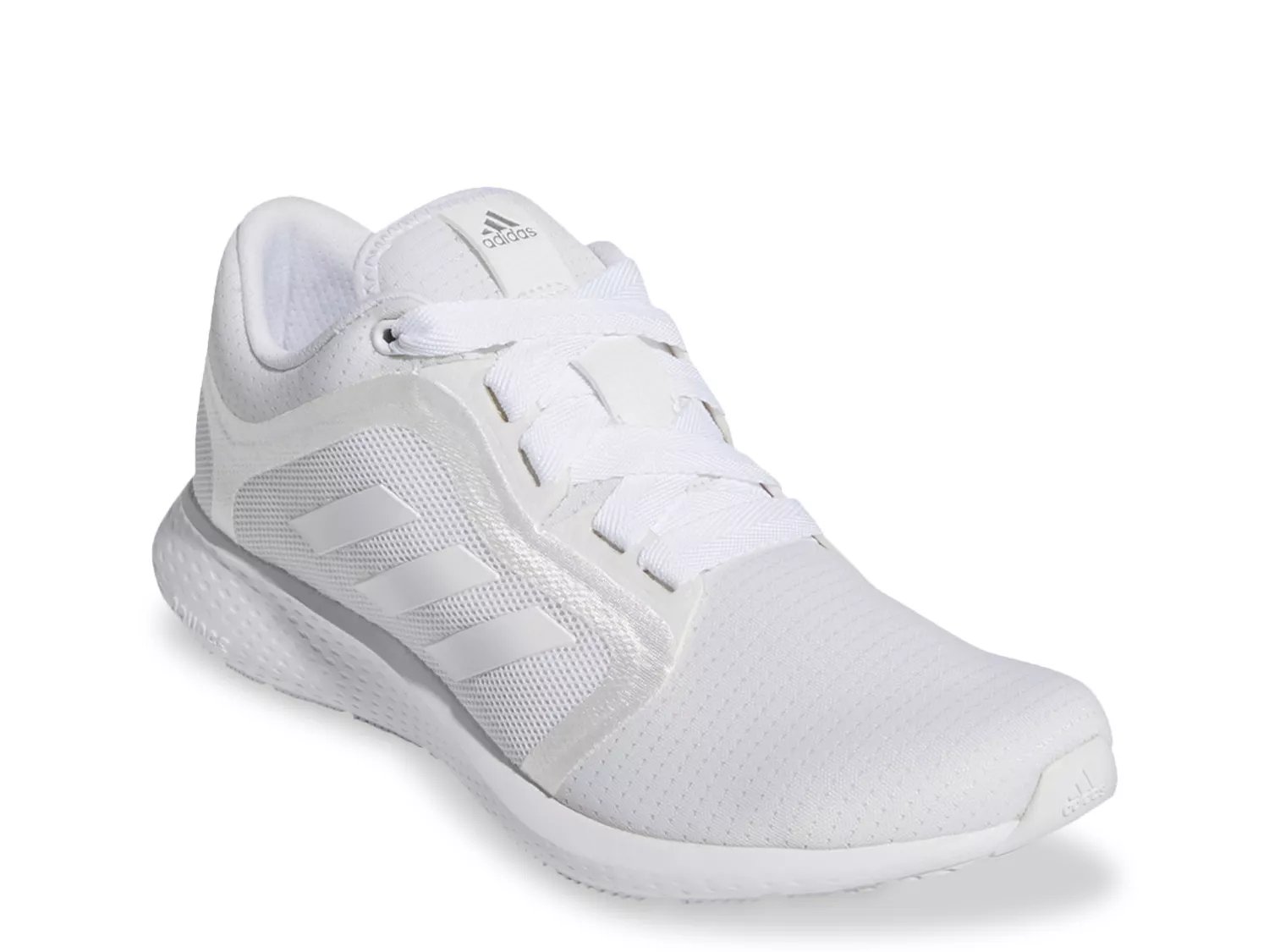 white adidas athletic shoes