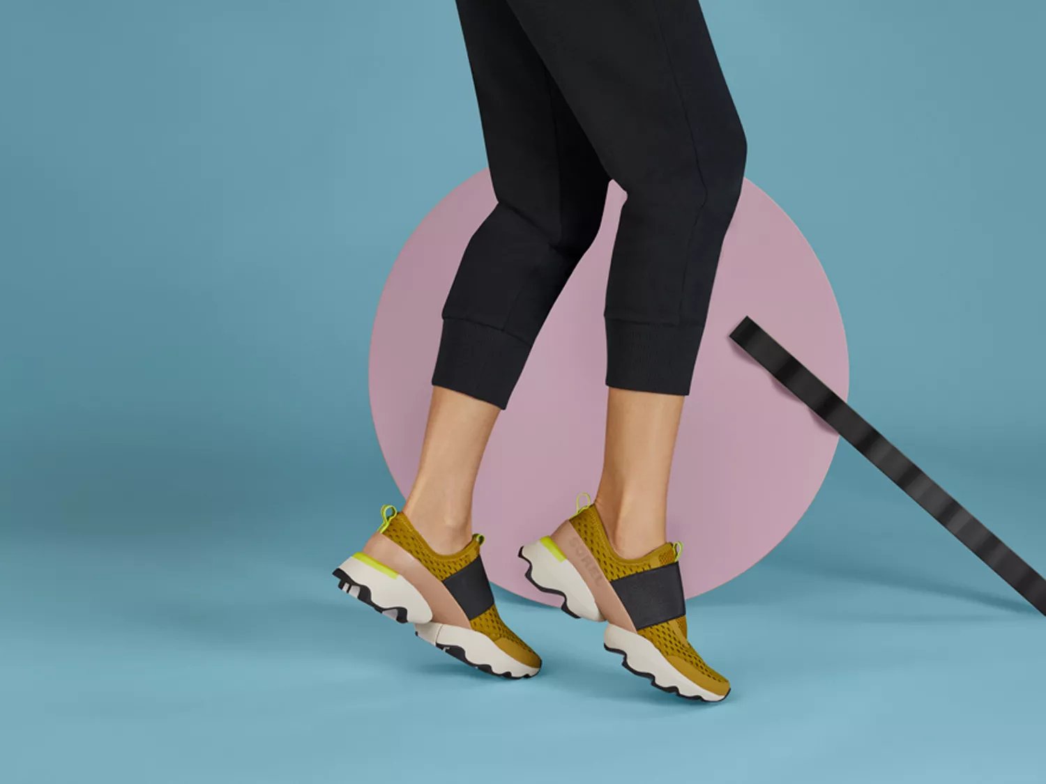 sorel kinetic impact slip on sneaker