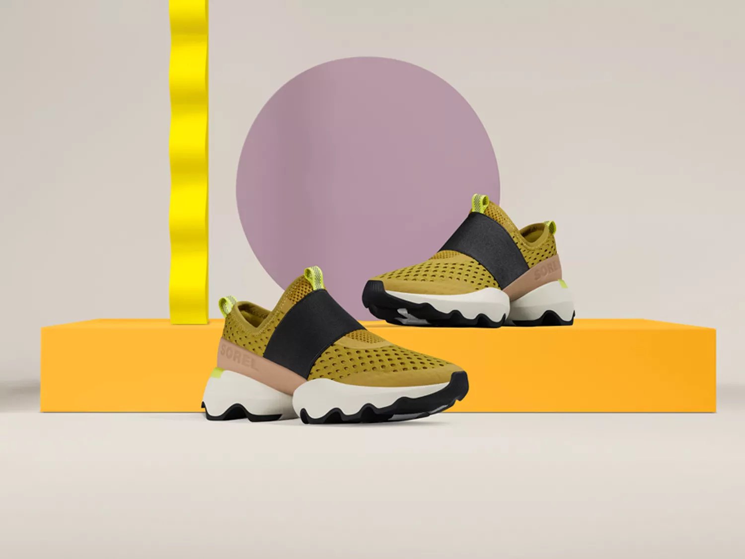 sorel kinetic impact slip on sneaker
