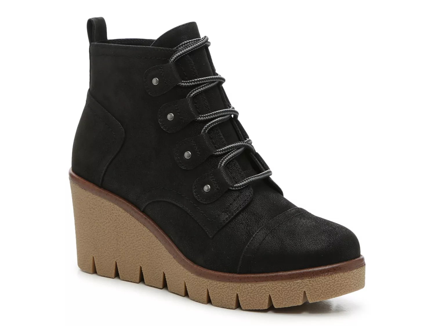 Dsw black wedge clearance booties